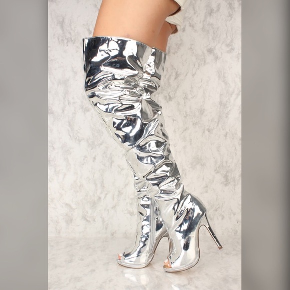 Mercury Thigh High Boots - Picture 4 of 5